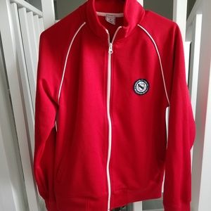 Old Navy Men's Red Track Jacket "UK Ramblers"
